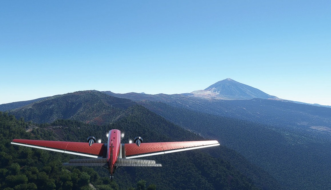 Screenshots Tenerifa mit der Ju 52